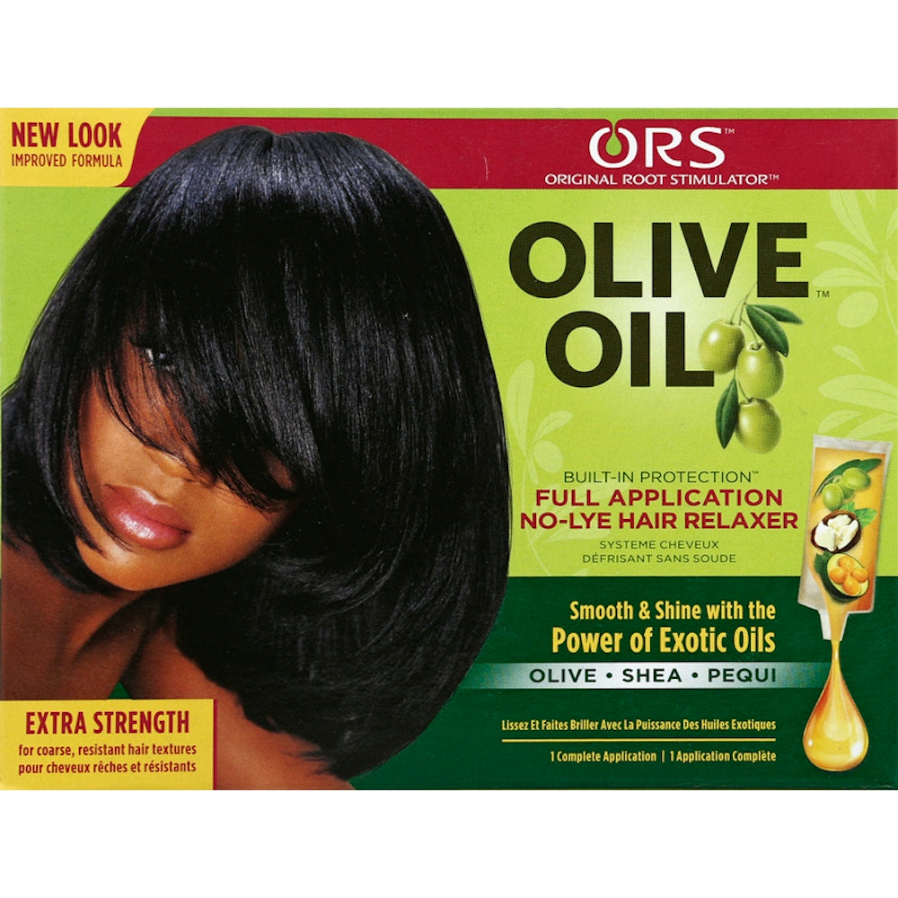 ORS Olive Oil Built In Protection No Lye Extra Strength Hair Relaxer Kit