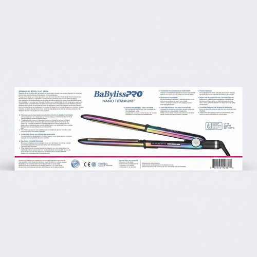 BaBylissPRO Iridescent Prima3000 Flat Iron Back View