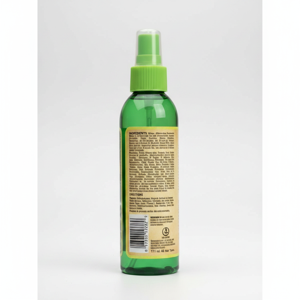Brazilian Hair Oil Keratin Spray Back View