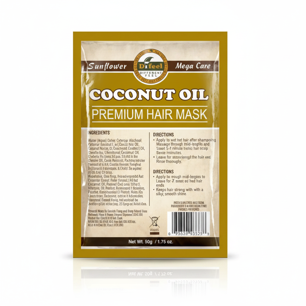 Difeel Coconut Oil Hair Mask Back View
