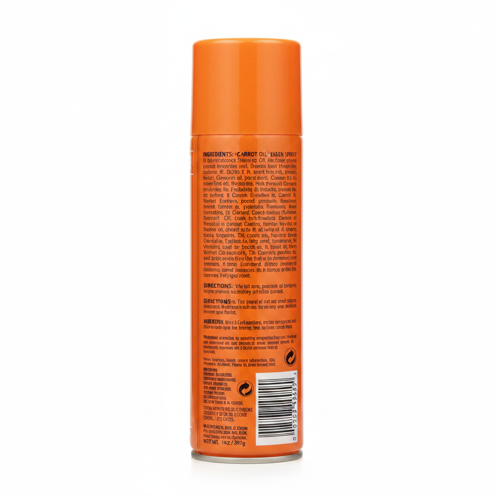 Fantasia Carrot Oil Sheen Spray Back View