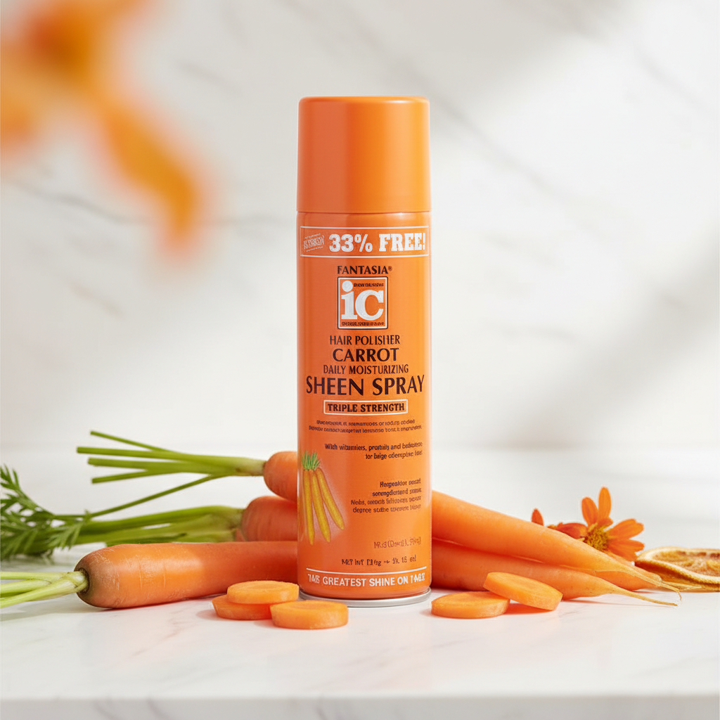 Fantasia Carrot Oil Sheen Spray Lifestyle Shot