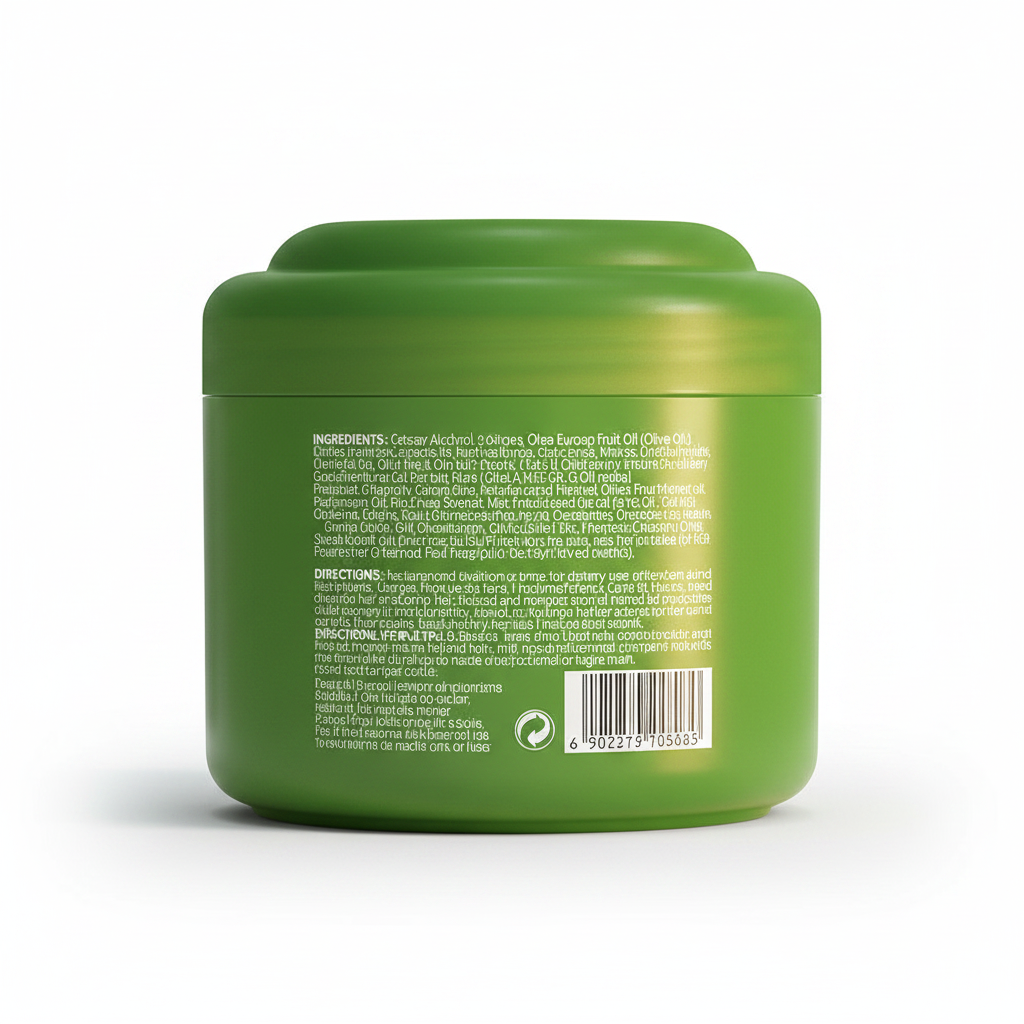 Olive Oil Hair Mask Back View