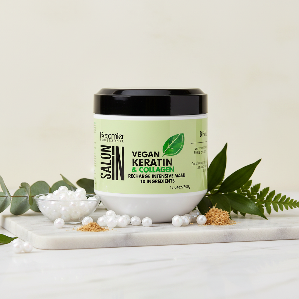 Recamier Keratin & Collagen Hair Mask Lifestyle Shot