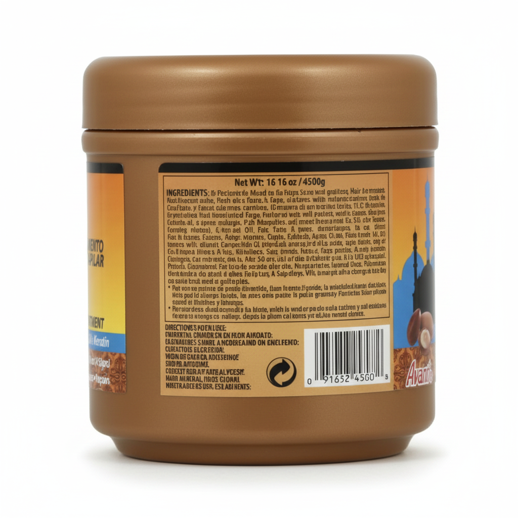 Silicon Mix Moroccan Argan Oil Back View