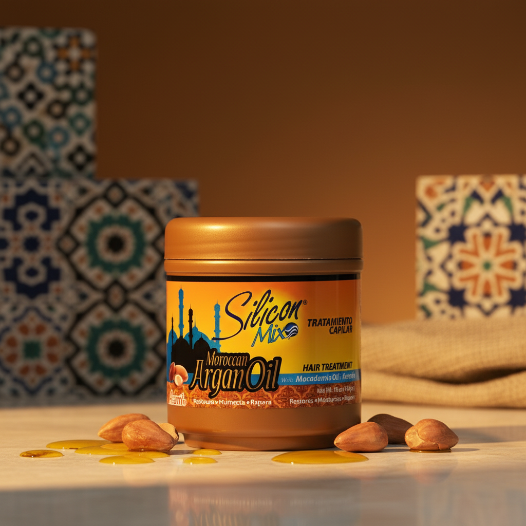 Silicon Mix Moroccan Argan Oil Lifestyle Shot